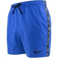 Nike SWIM Logo Tape Lap 5" Volley Short - Blue - S