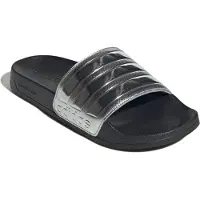 Adidas Pistokkaat 'Adilette' musta / hopea