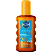 Nivea SUN Protect & Bronze kuiva aurinkosuojaöljy SPF 20 200 ml