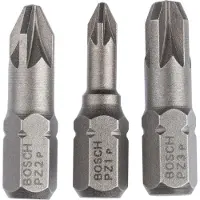 Bosch 3-os. ruuvauskärkisarja Extra-Hart (PZ) PZ1, PZ2, PZ3, 25 mm