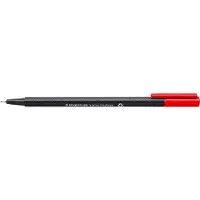 Staedtler triplus 334, Punainen, Harmaa, Punainen, 0,3 mm, Kolmio, Vesipohjainen muste, Metalli (334-2)