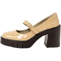 Art for woman. 1197713KH003_082 Leather shoes 1977 gold (37), 8 to 10 cm, None, Classic