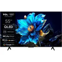 TCL P7K 55P7K 55" 4K QLED Google TV, 60 Hz, HDR10+, Dolby Vision, metallic