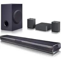 LG SQC4R 4.1 Soundbar -äänijärjestelmä takakaiuttimilla