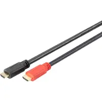 Digitus HDMI HIGH SPEED CONNECTION CABLE, TYPE A, W/AMP. (AK-330105-200-S)