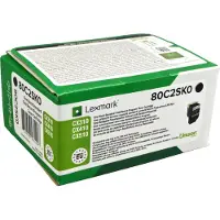 Lexmark 80C2SK0-laservärikasetti, musta