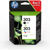 HP Ink Combo Pack (Black/Color) 303