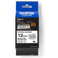 Brother TZES231 12 BLACK ON WHITE STR