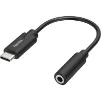 Hama USB-C - 3.5 mm kuulokeliitäntäsovitin