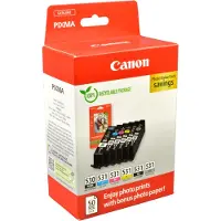 Canon PGI-530 / CLI-531 -mustekasettipakkaus, monivärinen, 6 kpl