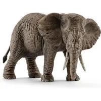 Schleich African Elephant Female - Multi/patterned - ONE SIZE
