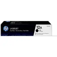 HP 12A (Q2612AD) musta värikasetti LaserJetille - 2 kpl pakkaus