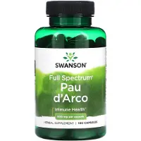 Swanson Health , Full Spectrum Pau d'Arco, 500 mg, 100 kapsulia