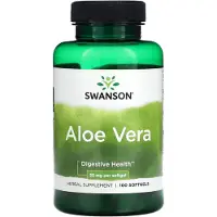 Swanson Health , Aloe Vera, 25 mg, 100 Pehmeäkapselia