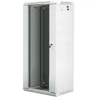 Lanberg WF01-6427-10S, Seinään asennettava laitekehikko, 27U, 60 kg, 36 kg, Valkoinen