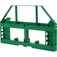 Vevor liukuohjattu lavarunko, 1814 kg nimelliskuormakapasiteetti, 115 cm lavahaarukan runkokiinnikkeet 50,8 mm:n vetokoukun vastaanottimella ja keihäsholkeilla, sopii John Deere -kuormaajiin, pikakiin