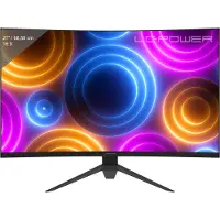 LC-Power LC-M27QC, 68,6 cm (27"), 2560 x 1440 pikseliä, Quad HD, LCD, 2,7 ms, Musta, Punainen