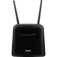 D-Link DWR-960 -reititin, Wi-Fi 5, AC1200, Dual-band, 4G LTE, musta