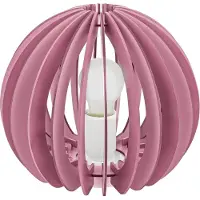 Eglo Kiran pöytävalaisin E27 38cm ruskea/pastellipinkki