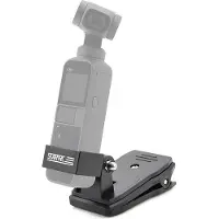 INF Yleiskiinnitysreppuklipsi DJI Osmo Pocketille Musta