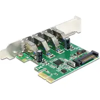 DeLOCK – PCI Express -kortti, 4 x ulkoinen USB-A naaras, USB 3.2 Gen 1 (89360)