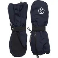 Color Kids Mittens Long W. Zipper - Navy - 6-12M