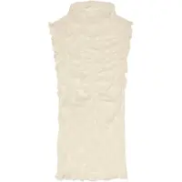 Vero Moda Vmlisa S/L High Neck Top Jrs Exp Sb4 - Cream - XS