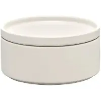 Blomus Storage Box L - 7,5 Cm, Ø 15,5 Cm - Pilar - Moonbeam - Cream - Ø 15.5CM