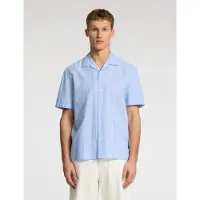 Selected Slhrelaxsun Shirt Ss Resort - Blue - L