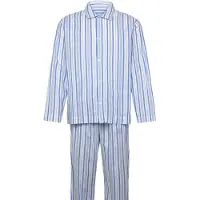 Calvin Klein Poplin L/S Button Down Set - Blue - XL