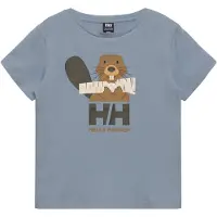 Helly Hansen K Hh Graphic T-Shirt - Blue - 110