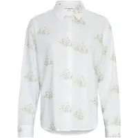 MSCH Copenhagen Mschryan Conella Shirt Emb - White - XS/S