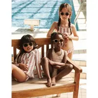 Liewood Dagny Uima-asu, Coral Blush/Creme de la Creme Stripe, 128