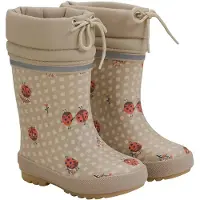 CeLaVi Thermal Wellies W. Lining - Beige - 32