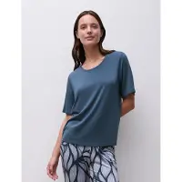 Femilet Nachtmode Yara T-Shirt Short Sleeves - Blue - 40
