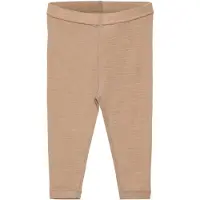 Huttelihut Leggings Wool - Brown - 74