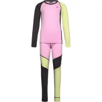 Color Kids Ski Underwear - Colorblock - Pink - 80