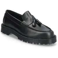 GARMENT PROJECT Pete Loafer - Black Leather - Black - 45
