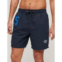 Superdry for man. M3010235A Swimwear made of recycled marine material (M), Beachwear, Recycled Polister, Sustainable, Navy