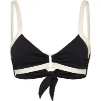 Seafolly Bandwave Multi Fit Trim Front Bralette - Black - 40