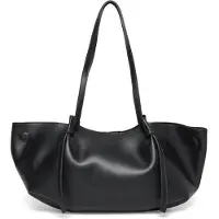 Gina Tricot Strap Handle Tote Bag - Black - ONE SIZE