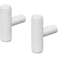 Blomus Set Of 2 Wall Hooks - Ø 1 Cm - Rof - White - White - Ø 1CM