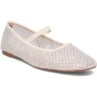 Bianco Bialilja Mesh Ballerina - White - 38