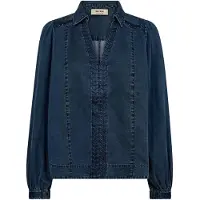 Mos Mosh Mmfozi Tenly Blouse - Blue - S