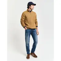 Gant for man. 1000260 Blue Slim Fit Jeans (34/32), Casual, Cotton, Denim