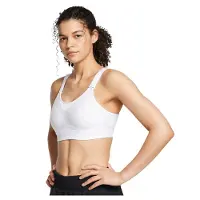 Under Armour Women's UA Infinity High Bra White Alusvaatteet XS A-C