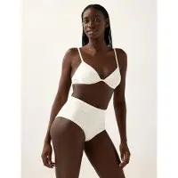 Lindex Bikini Bottom With High Waist - Cream - S