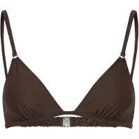Filippa K Gathered Back Bikini Top - Brown - XL