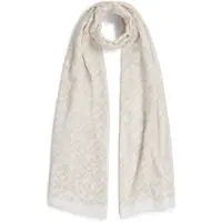 Tommy Hilfiger Th Monogram Scarf - Cream - ONE SIZE