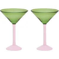 Urban Nature Culture lahjasetti martini-lasit 2-pack Green